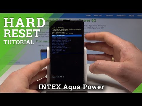 INTEX Aqua Power HARD RESET / SCREEN LOCK REMOVAL