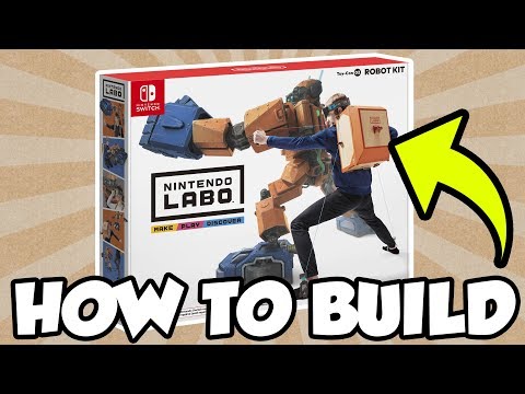 How To Build Nintendo Labo: Toy-Con 02 Robot Kit! [🔴LIVE]