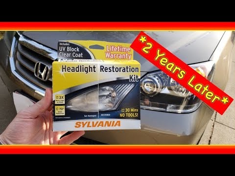 2 Years Later! Sylvania Head Light Restoration Kit!!