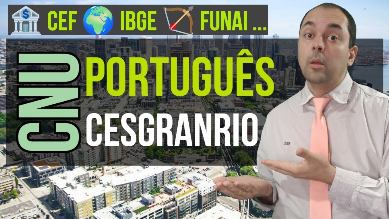 Concurso CNU 2023 👉 Desafio Cesgranrio: Resolvendo Questões de Português Passo a Passo! 📚 IBGE FUNAI