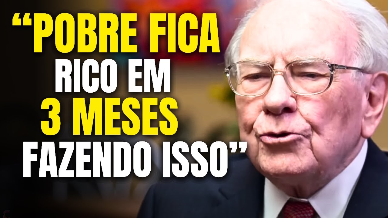 BILIONÁRIO ENSINA 6 PASSOS PARA FICAR RICO RÁPIDO - Warren Buffett - Educação Financeira