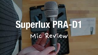 Video thumbnail for Superlux PRA-D1 Vocal Microphone Review (Dynamic XLR) by Review Tech TV