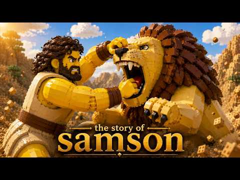 SAMSON: The Rise and Fall of God's Strongest Warrior - Bible Stories, Kingdom Kids Zone - LEGO Bible Adventures