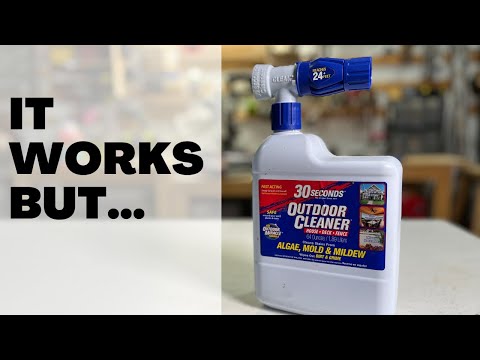 Does 30 Second Outdoor Siding Cleaner Work?