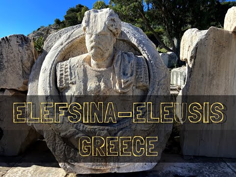 Eleusis the Greek antique part of Elefsina