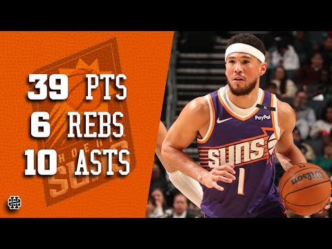 Devin Booker 39 pts 6 rebs 10 asts vs Hornets 24/25 season