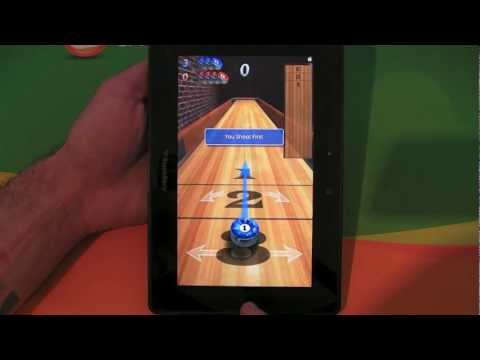 10 Pin Shuffle Bowling for the BlackBerry PlayBook - YouTube