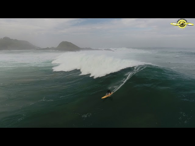 Session de surf a la rame pays Basque 4k  drone surfing 16/02/2018