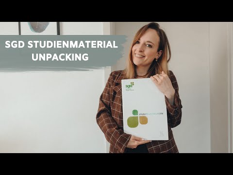 SGD STUDIENMATERIAL UNBOXING | Fernstudium | nebenberuflich studieren | coyote diaries