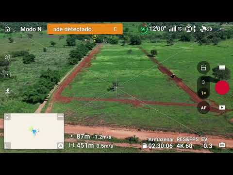 Seguindo o dono do mel com drone DJI Air 3s em Varjão-Go