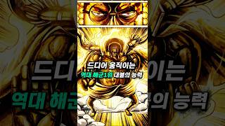 [ 원피스 최신네타 ] 역대 해군 전투력 1위의 강함 대불의 능력