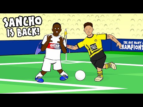 🔥SANCHO IS BACK🔥 The Song! (Mendes Destroyed Dortmund vs PSG 1-0 Champions League Goals Highlights)