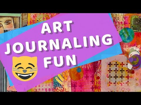 Art Journal Fun LIVE - with Barb Owen - HowToGetCreative.com