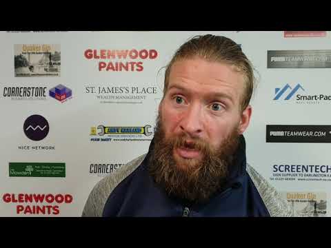 Kingsley James | Darlington FC | Reaction, 23/11/19