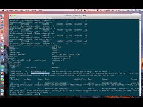 kubeless - autoscaling function with custom metric
