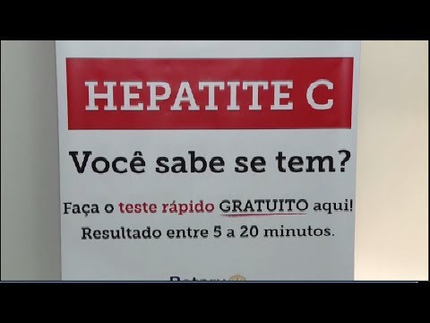 Campanha disponibiliza testes gratuitos para hepatite C