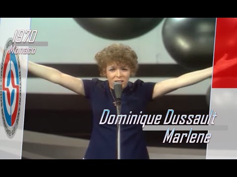 eurovision 1970 Monaco 🇲🇨 Dominique Dussault - Marlene ᴴᴰ