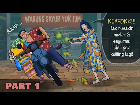 Vegetable Vendor Competition - Yuk Jum Ngamuk, There's a Rival | Animated Drama Cartoon