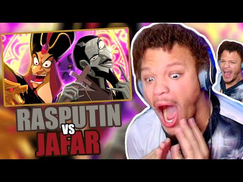 I JUST LOST MY VOICE BECAUSE OF THIS... RASPUTIN VS JAFAR RAP BATTLE REACTION!!!