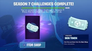 How to EARN NEW 'Skin Tokens' in Fortnite Season 7! (Unlock ITEM SHOP Skins)