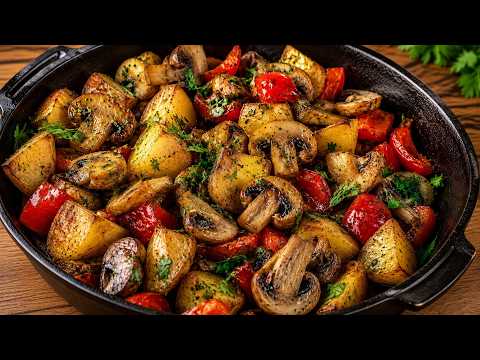 Mushrooms with potatoes! So delicious that the whole family wants seconds!
