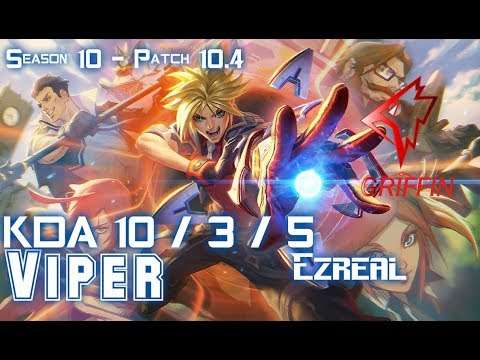 GRF Viper EZREAL vs JINX ADC - Patch 10.4 KR Ranked