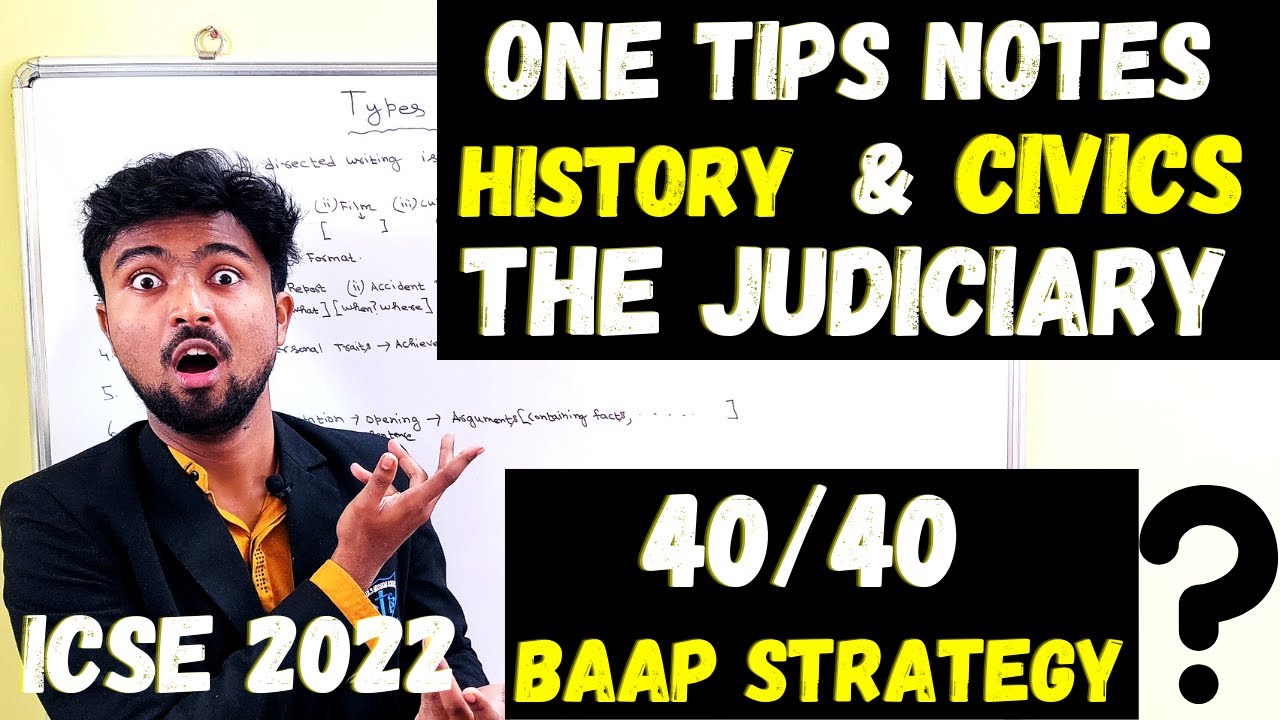 ICSE History & Civics 2022 | The Judiciary | FREE NOTES | Supreme Court | High Court @akash_talks