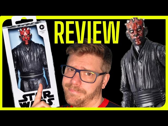 Vídeo relacionado con Star Wars Titan Hero Series, Figura de acción de Darth Maul de 30 cm