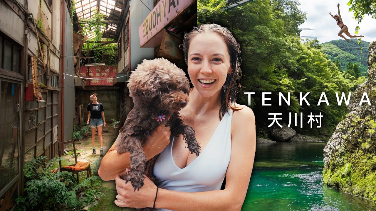 A traveler embarks on an exciting exploration of Tenkawa.