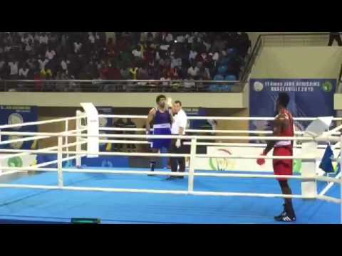 Ajagba Efe vs Egypt in 11th of African games Congo Brazzaville semi-final