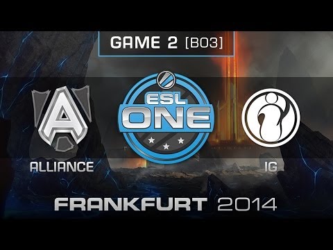Alliance vs. Invictus Gaming - Semifinals Map 2 - ESL One Frankfurt 2014 - Dota 2