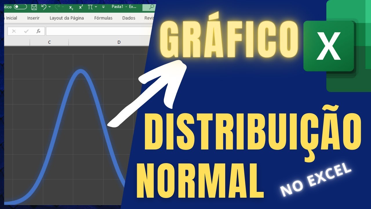 GRÁFICO da DISTRIBUIÇÃO NORMAL no EXCEL | Curva da Distribuição Normal [PROBABILIDADE EXCEL]