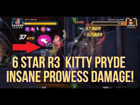 6 Star Rank 3 Sig 80 Kitty Pryde Takes down Winter Soldier in 46 Hits. NO BOOSTS! MCOC