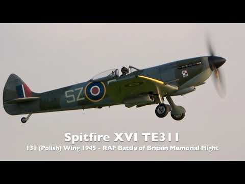 Spitfire XVI, TE311 - 131 (Polish) Wing - RAF Battle of Britain Memorial Flight