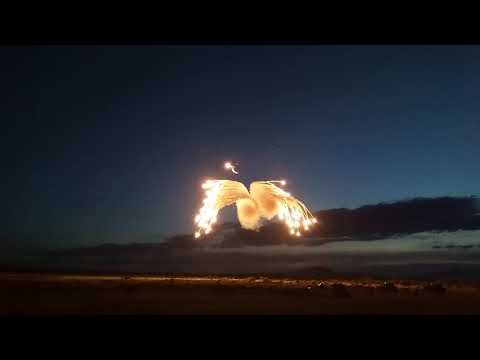 Oryx Deploying Flares. Armed Forces Day 2020
