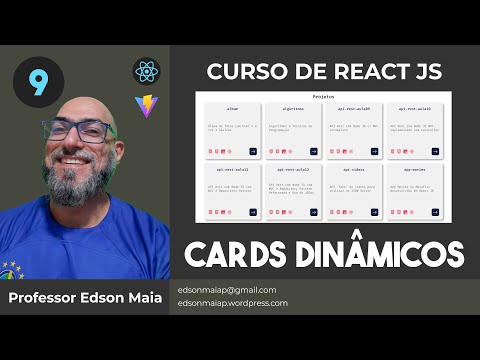Curso de React JS Aula 09 Cards Dinâmicos, Consumir dados da API do Github