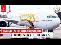 TRIP REPORT Emirates Perfection To South Africa Dubai To Johannesburg EMIRATES Boeing 777