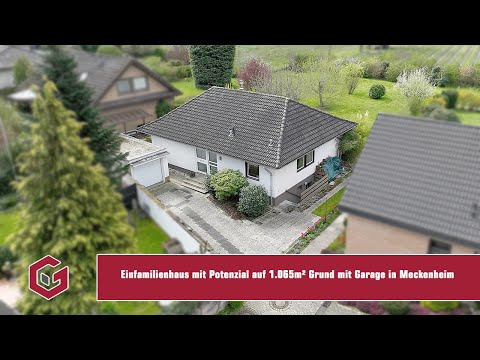 Freistehendes Einfamilienhaus mit Potenzial auf 1.065m² Grund mit Garage in TOP-Lage von Meckenheim