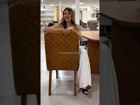 CONJUNTO SALA DE JANTAR BOM PASTOR REAL + 4 CADEIRAS VERSATI - video