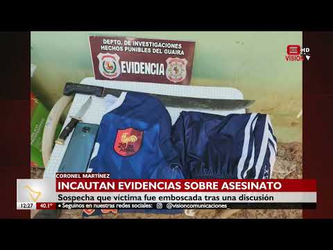 Allanamiento de vivienda en relación al caso de homicidio en Coronel Martínez