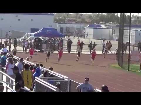FSB 200m Heat 2 vs Marina & Edison 4-2-15 - Los Alamitos Boys