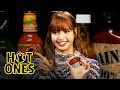 Lisa Dances Through the Pain While Eating Spicy Wings | Hot Ones