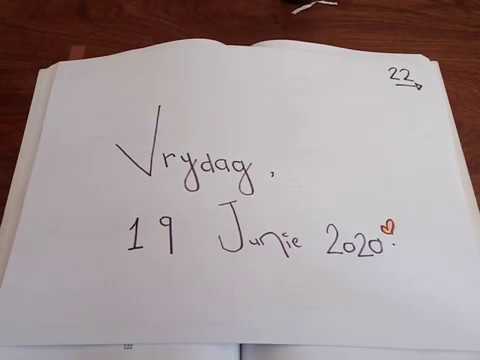 AFRIKAANS GRAAD 11: 19 Junie 2020 - periode 1 (19111)