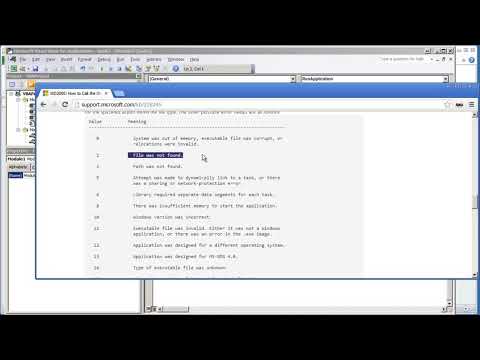 02 VBA Excel Windows API   V1 01   Opening Another Application