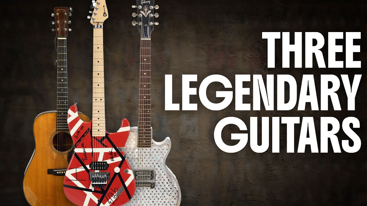 Three legendary guitars from music history | Eddie, Ace, and Johnny Cash - YouTube