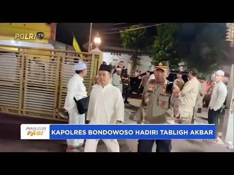 KAPOLRES BONDOWOSO HADIRI TABLIGH AKBAR