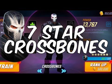 7 Star Crossbones Rank Up & Gameplay! - Marvel Strike Force