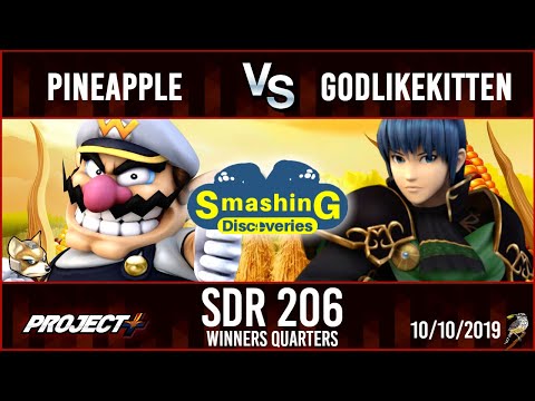 SDR206 (Winners Quarters): GodlikeKitten (Marth) vs Pineapple (Wario, Fox)