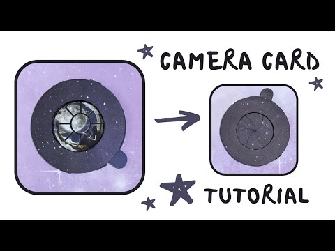 Diy Paper Iris Shutter Camera Card Tutorial