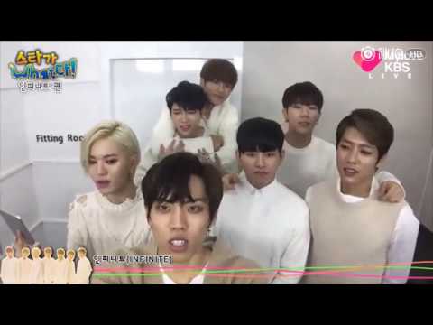 160923 INFINITE MyungSoo touching WooHyun 's chest WooSoo Momment